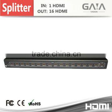 HDMI splitter 1input 16 output Full HDCP 3D 1080P 16 ports output hdmi splitter