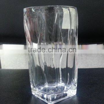 square glass water cup