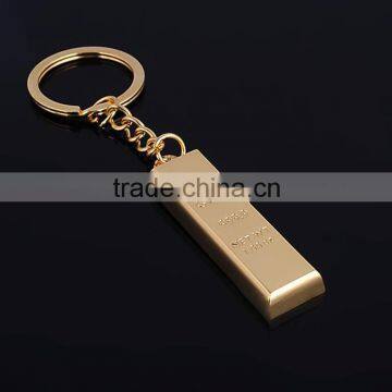 Gold key ring Keychain Millipede BRIC key buckle gold key chain