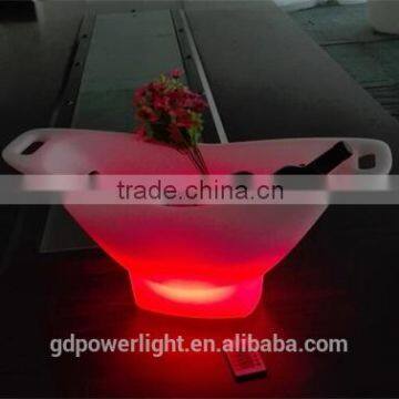 PE plastic Fruit tray with LED light and remote control 6530A