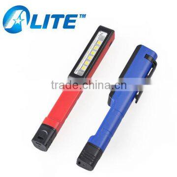 Portable 6LED Pen Work Light with Clip