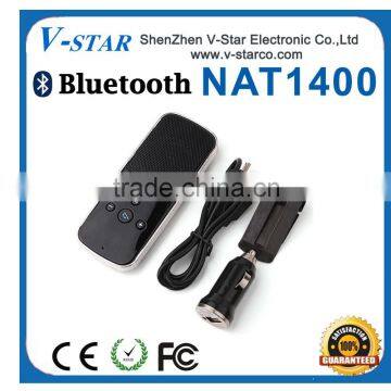 bluetooth handsfree car kit with caller id With DSP Noise Cancellation