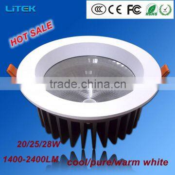 2015 Hot Sales new arrival high-end die-casting 28W COB LED Down Light 