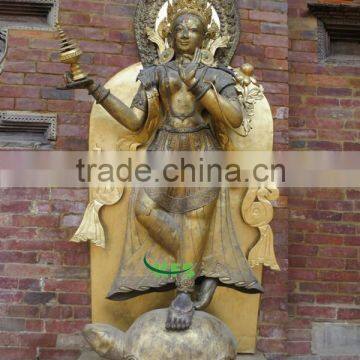 Bronze Thailand buddha outdoor statue