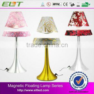 European Style High Tech Magnetic Levitating And Automatic Rotating LED Hotel Table Lamp