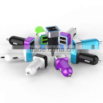 usb car charger 2 ports 5v 4.8a dual ports travel car charger