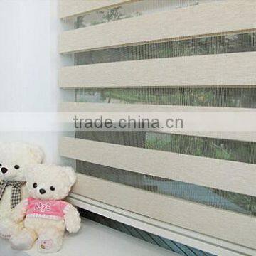 Double layer roller blinds,polyester roller zebra blind curtain