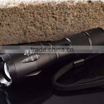 E1 T6 2000Lumens High Power LED Torches Zoomable LED Flashlights torch light