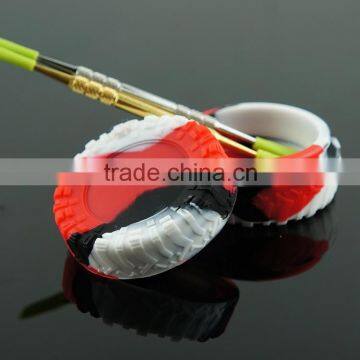2015 New Design Silicone Wax Jar Tyre Shape Silicone Jar / Container /box photo-2