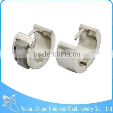 ZS13041 Stainless Steel Beautiful Hoop Earrings Korean Model Selling Earrings for Young Girls photo-4