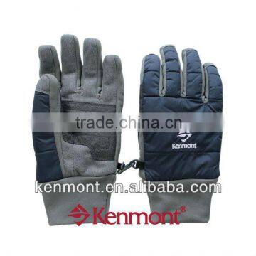 Anti slip water proof and plush, light and handy winter glove for man