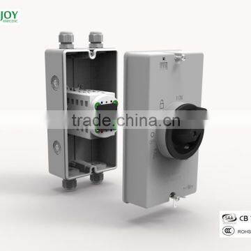DC Isolator Switch enclosure IP66 PV solar 1500V 58A with Cable connector