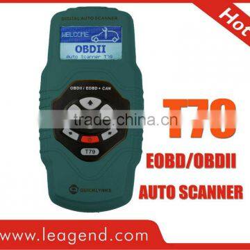 EOBD/OBDII code reader (yellow / multi-language) T79