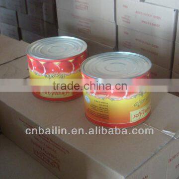 tins branded in our own patented logo canned tomato paste,canning tomato paste