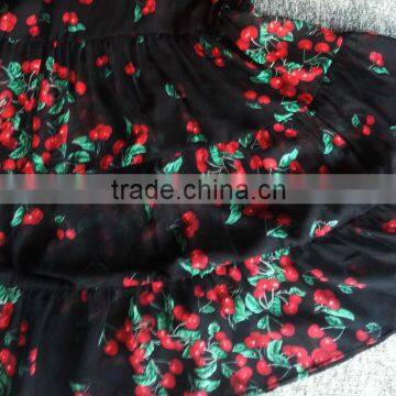 Big Bottom Floral Print Spaghetti Strap Chiffon Beach Maxi Dress Supplier's Choice photo-5