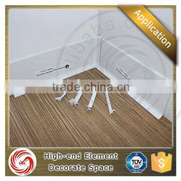 Economical construction metal skirting board for living room