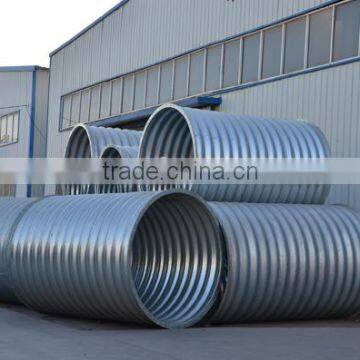  trade assure large diameter corrugated galvanized steel pipe