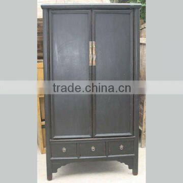 chinese antique black living room cabinet