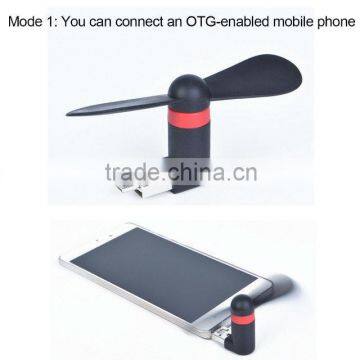 Hot Sell Super Mute OTG Mini Fan Mini Portable Usb Fan For Android Phone photo-3
