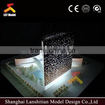 Customized model building,, sand table model with Lighting System.