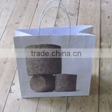 white kraft paper bag,printed kraft bag,white kraft bag