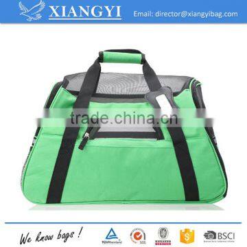 Airline Approved Durable Polyester Material Pet Carriers Soft Bottom Borad Pet Carrier Pet Bag for Dog Cat photo-4