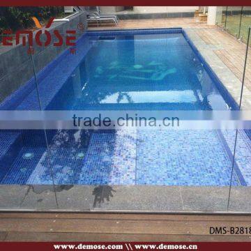 price parapet glass swimming pool railing