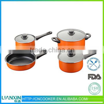 Hot sale carbon steel nonstick sauce pot set