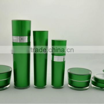 Luxurious15ml 30ml 50ml acrylic jar and acrylic bottle Pyramid round series