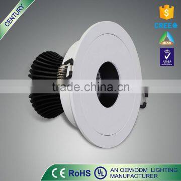 Free samle CE IP20 9W metal cob led downlight fixtures