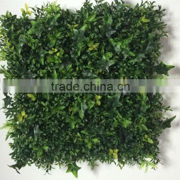 2016 New arrival garden decor artificial grass mat plastic leaf fence