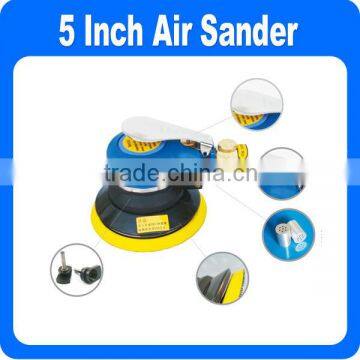 5" Pneumatic Air Powered Palm Grip Random Orbital Hand Sander