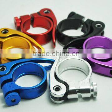 6061 aluminum quick release 28.6/30.2/31.8/34.9/38.5 bicycle aluminum seat post clamps