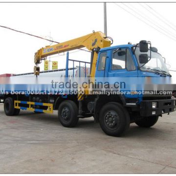 Dongfeng 6x2 8-10 ton telescopic boom mobile crane