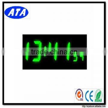 six digit white common anode led message display