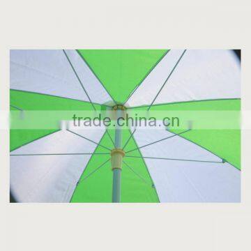 2015 High Quality Straw Beach Umbrella for Advertising photo-2