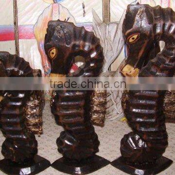 Bali Wooden Sea Horse