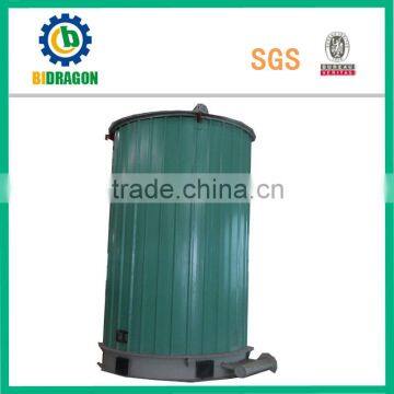 Waste wood fired thermal oil boiler