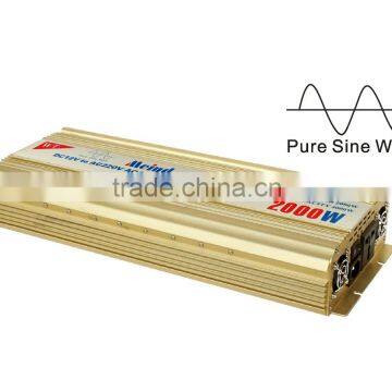 12v 24v 48v dc to ac 110v 220v solar grid inverter pure sine wave 2000W off grid nverter