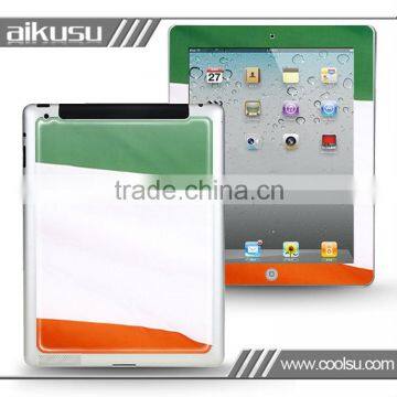 Flag series!! crystal gel sticker for new ipad/ipad4