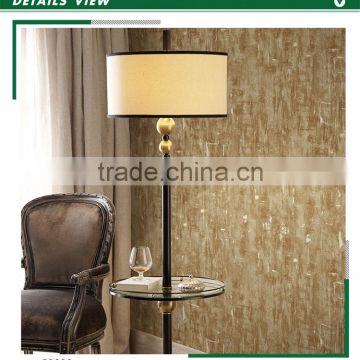 latest printing non woven wallpaper, brown neat plain wall covering for damsel , decorative wall covering sample