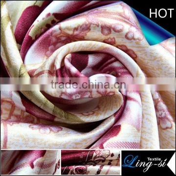 Polyester Satin Printed Fabric