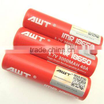 AWT 18650 40A 3000mah 18650 Temp Control Vape Mod 100w TC Mod New Vape Mod E-cig Pen Mod 50w Mod Stabilized Wood Mod photo-3