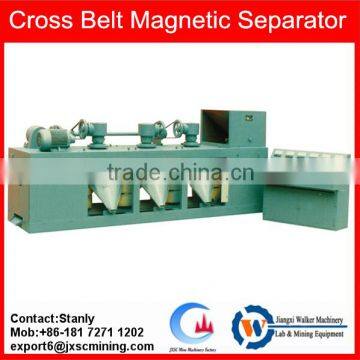 coltan Tantanum Tin concentrate refining cross belt magnetic separator