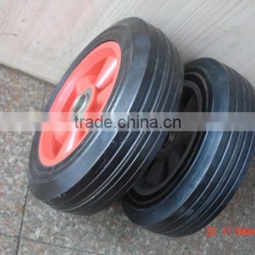 8"x12" rubber solid tire wheel