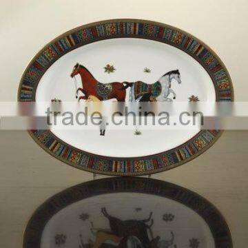 New Arrival Gold Plated Turkish Dinnerware Sets of Ceramic Dinnerware photo-2