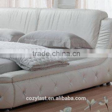 Popular Leather Bed Tufted With Crystals
