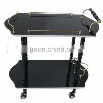 Wooden hotel/restaurant room service trolley for sale