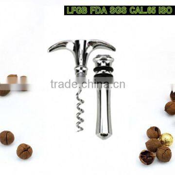 Popular Clever and More Black and Zinc Alloy Corkscrew wine bottle opener types, Winged Style