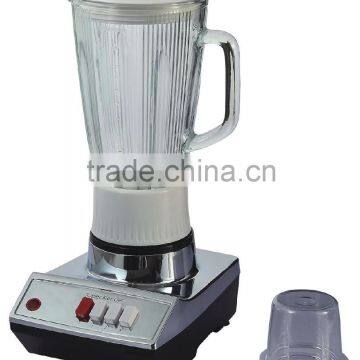 Electroplated finish body 400W blender with glass jar